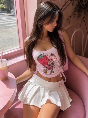 Strawberry Shortcake Pink Tank Top